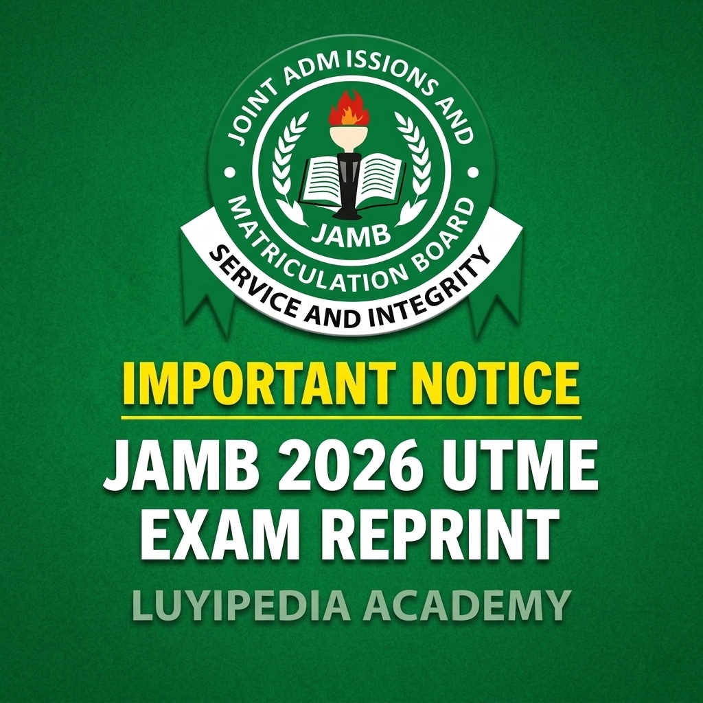 JAMB 2026 Reprint Date: Everything You Need to Know (With Step-by-Step Guide)